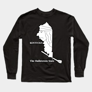 A funny map of Kentucky Long Sleeve T-Shirt